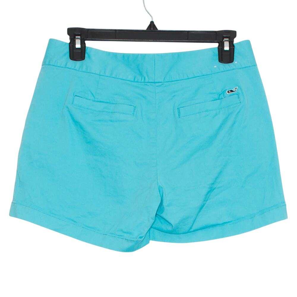 Vineyard Vines Shorts Chino Preppy Academia Cottage Minimalist Flat Front Blue 2 - Picture 6 of 6
